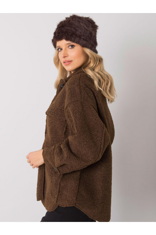 Tumepruun karvamüts