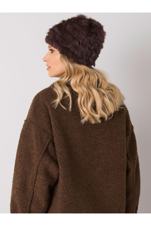 Tumepruun karvamüts