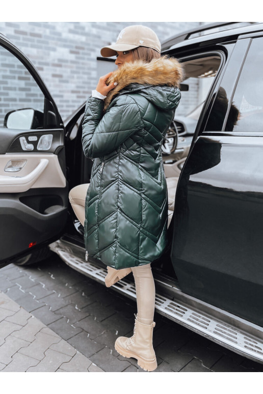 VEIL naiste tepitud talvejope roheline