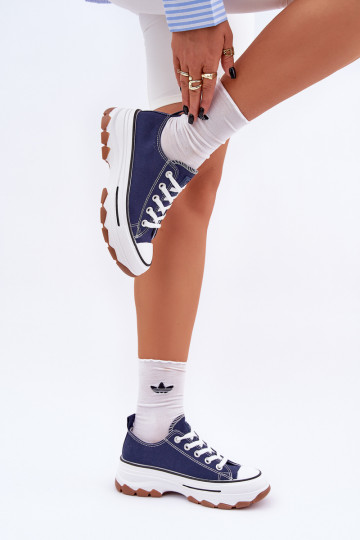 naiste saapad platvormiga tumesinist värvi Aradwin 2