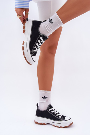 naiste saapad platvormiga Must Aradwin