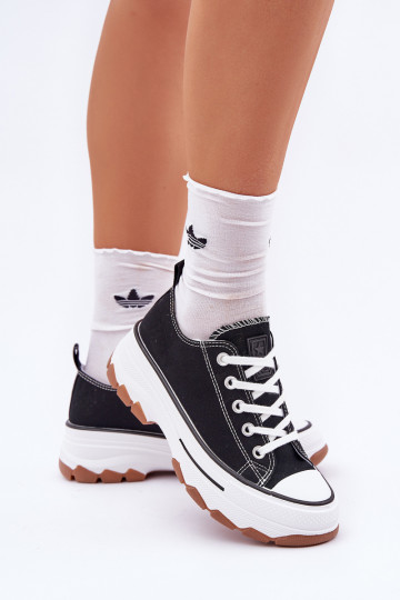 naiste saapad platvormiga Must Aradwin 2