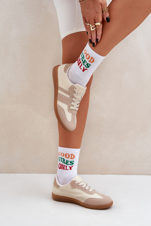 tüüpi jalanõud  eko-nahast beeži värvi Nonalorin   tüüpi jalanõud  eko-nahast beeži värvi Nonalorin