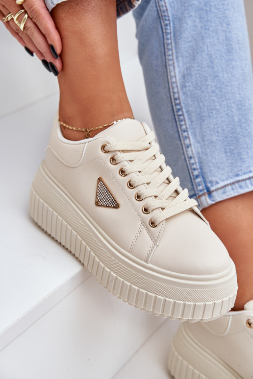 tüüpi jalanõud platvormiga Elevandiluu värvi Vallexia   tüüpi jalanõud platvormiga Elevandiluu värvi Vallexia