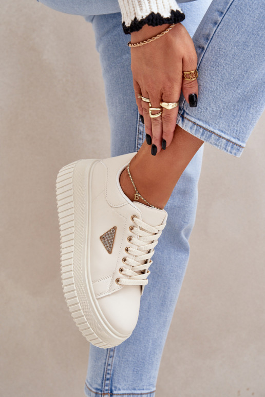 tüüpi jalanõud platvormiga Elevandiluu värvi Vallexia   tüüpi jalanõud platvormiga Elevandiluu värvi Vallexia