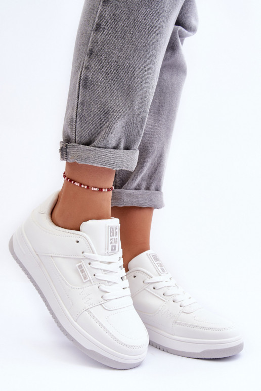 Naiste kingad Big Star MM274354 valget värvi Naiste kingad Big Star MM274354 valget värvi