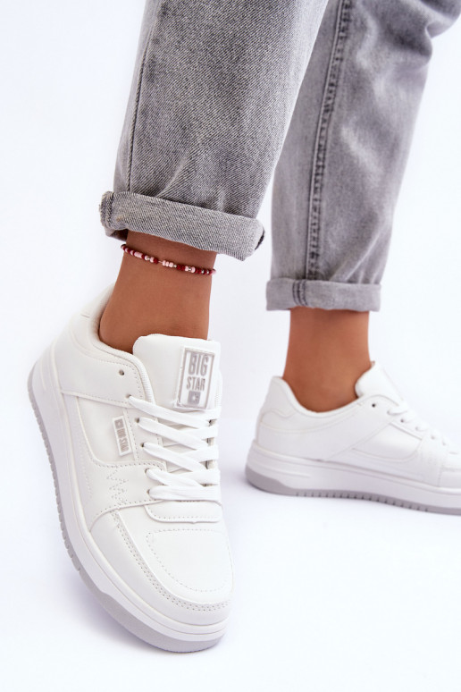 Naiste kingad Big Star MM274354 valget värvi Naiste kingad Big Star MM274354 valget värvi