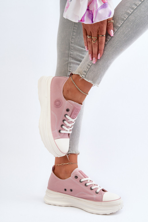 Naistesaapad  Big Star NN274129 Tumeroosad värvi Naistesaapad  Big Star NN274129 Tumeroosad värvi