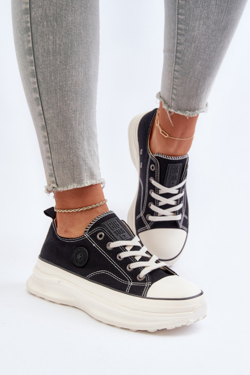 Naistesaapad  Big Star NN274125 Must Naistesaapad  Big Star NN274125 Must