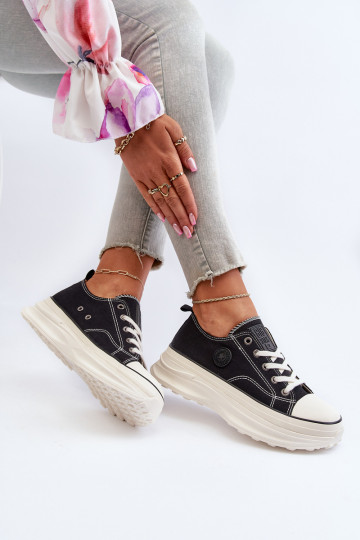 Naistesaapad  Big Star NN274125 Must 2