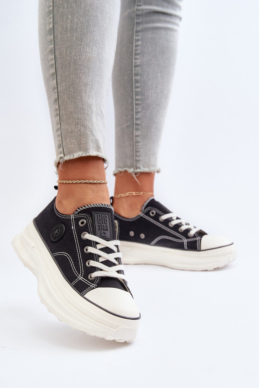 Naistesaapad  Big Star NN274125 Must Naistesaapad  Big Star NN274125 Must