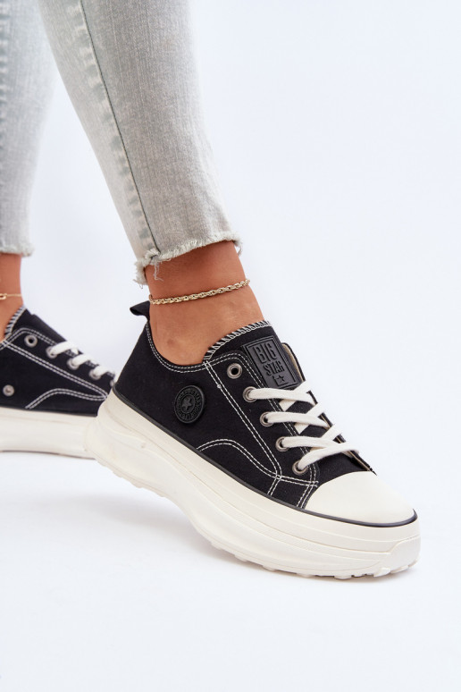 Naistesaapad  Big Star NN274125 Must Naistesaapad  Big Star NN274125 Must