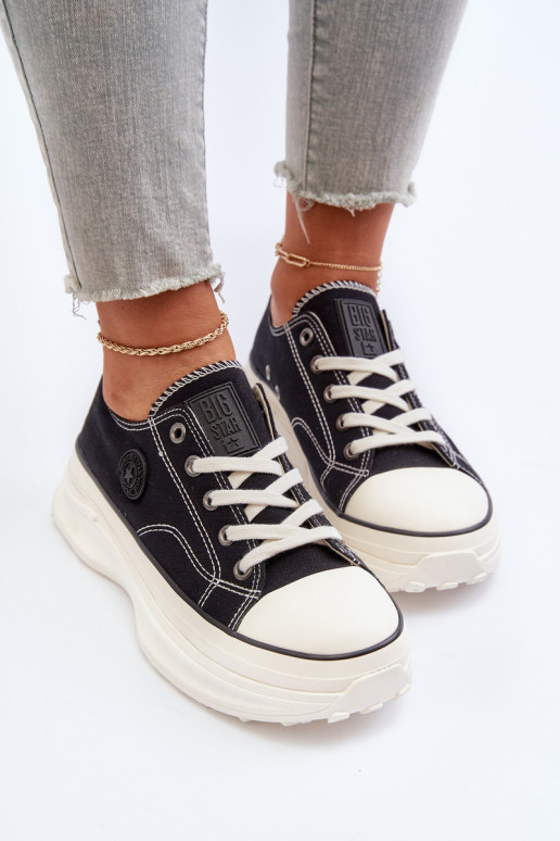 Naistesaapad  Big Star NN274125 Must Naistesaapad  Big Star NN274125 Must