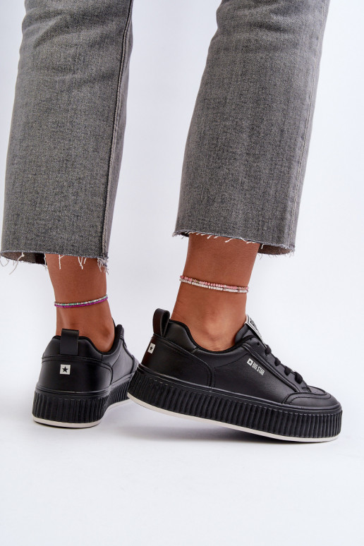 tüüpi jalanõud  platvormiga Big Star NN274255 Must  tüüpi jalanõud  platvormiga Big Star NN274255 Must