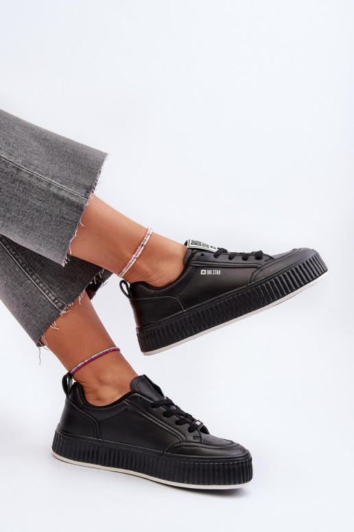 tüüpi jalanõud  platvormiga Big Star NN274255 Must  tüüpi jalanõud  platvormiga Big Star NN274255 Must