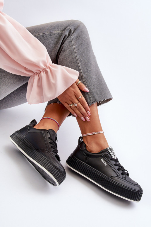 tüüpi jalanõud  platvormiga Big Star NN274255 Must  tüüpi jalanõud  platvormiga Big Star NN274255 Must