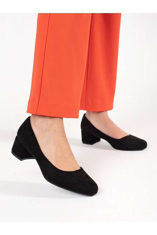 Must  poolsaapad kõrge kontsaga Sergio Leone