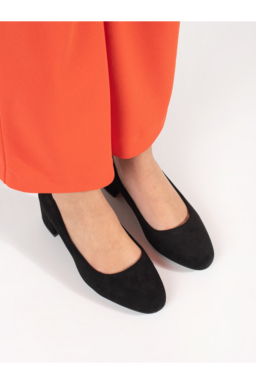 Must  poolsaapad kõrge kontsaga Sergio Leone