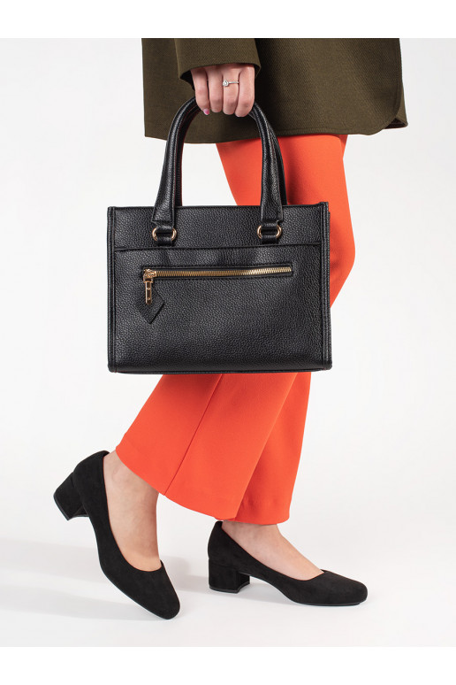 Must  poolsaapad kõrge kontsaga Sergio Leone