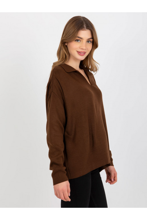 Tumepruun tavaline oversize kraega... Tumepruun tavaline oversize kraega...