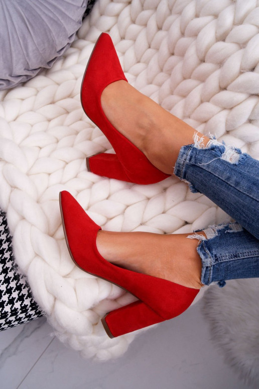 Kõrge kontsaga kingad runased Florena