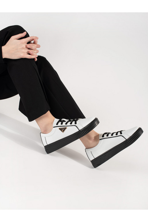 valge värv-Mustad Naiste kingad    valge värv-Mustad Naiste kingad