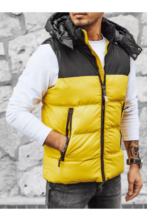 Meeste kollane tepitud vest