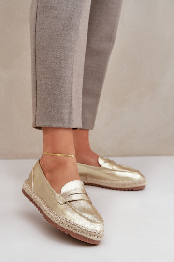 Espadrillid  Plecionką  Kuldset värvi Shilova 2