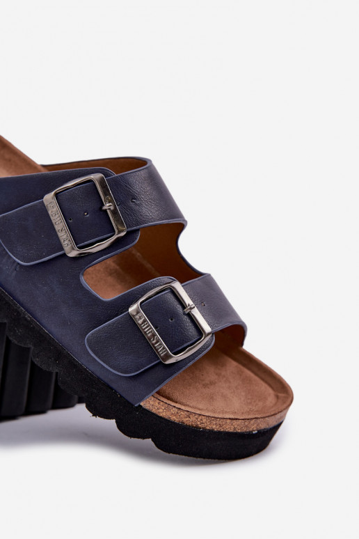 Kerged meestesussid neetide ja pandlaga  Big Star NN174530 tumesinist värvi