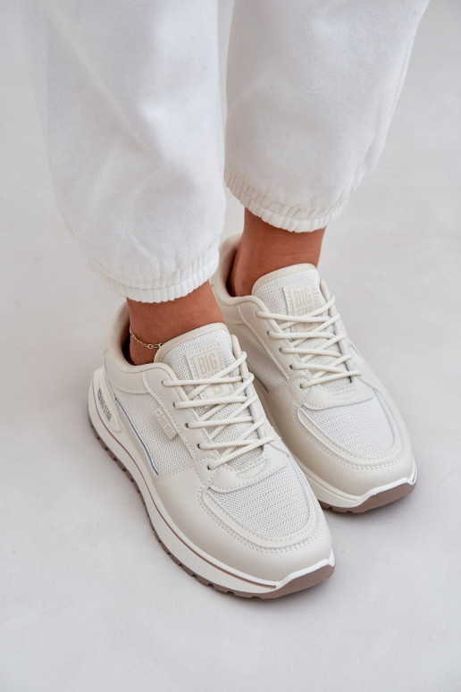 tüüpi jalanõud  Big Star NN274A088 Elevandiluu värvi  tüüpi jalanõud  Big Star NN274A088 Elevandiluu värvi