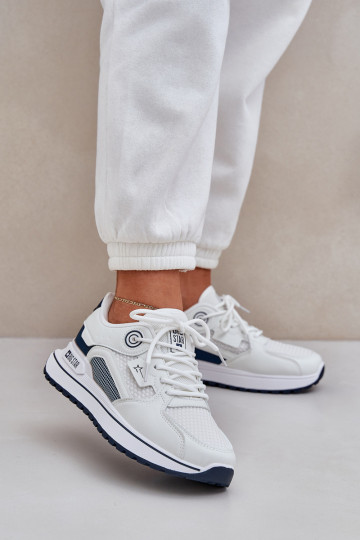 spordijalatsid  tüüpi jalanõud  Big Star NN274A103 HI-POLY SYSTEM Valget-tumesinist värvi 2