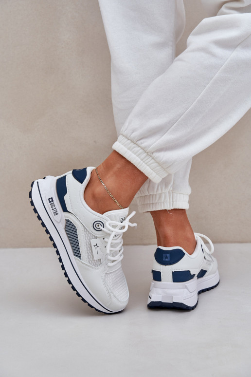 spordijalatsid  tüüpi jalanõud  Big Star NN274A103 HI-POLY SYSTEM Valget-tumesinist värvi spordijalatsid  tüüpi jalanõud  Big Star NN274A103 HI-POLY SYSTEM Valget-tumesinist värvi