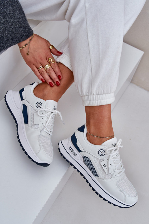 spordijalatsid  tüüpi jalanõud  Big Star NN274A103 HI-POLY SYSTEM Valget-tumesinist värvi spordijalatsid  tüüpi jalanõud  Big Star NN274A103 HI-POLY SYSTEM Valget-tumesinist värvi