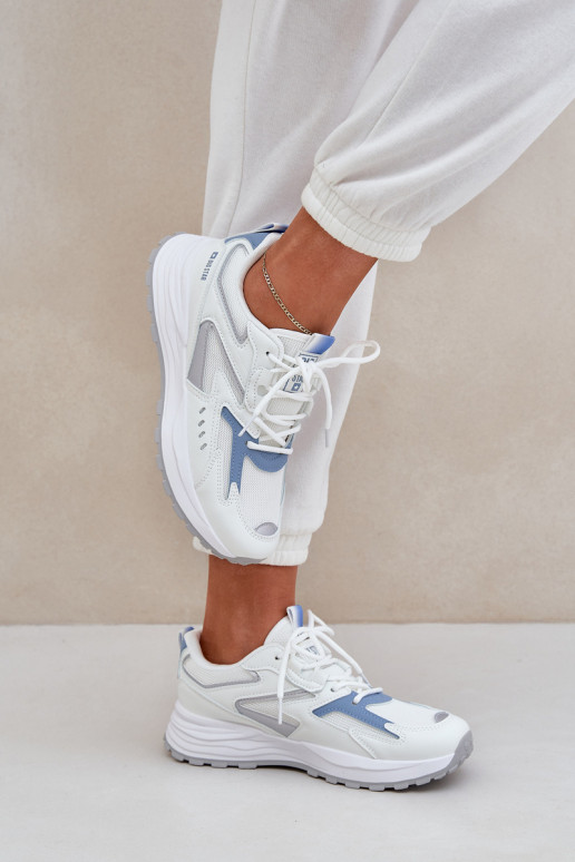 spordijalatsid  Big Star NN274A094 HI-POLY SYSTEM Valget-Sinist värvi spordijalatsid  Big Star NN274A094 HI-POLY SYSTEM Valget-Sinist värvi