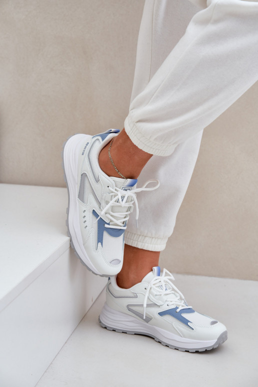 spordijalatsid  Big Star NN274A094 HI-POLY SYSTEM Valget-Sinist värvi spordijalatsid  Big Star NN274A094 HI-POLY SYSTEM Valget-Sinist värvi