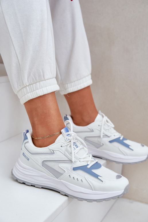 spordijalatsid  Big Star NN274A094 HI-POLY SYSTEM Valget-Sinist värvi spordijalatsid  Big Star NN274A094 HI-POLY SYSTEM Valget-Sinist värvi