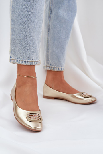 Baleriinad  kaunistustega Kuldset värvi Ainoria