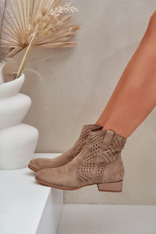   Naiste poolsaapad  beeži värvi Neliawen