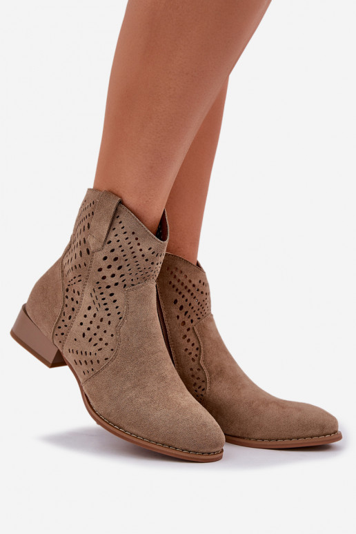   Naiste poolsaapad  beeži värvi Neliawen