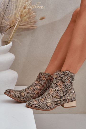 Naiste poolsaapad  Ozdobione m  Kuldset värvi Neliawen 2