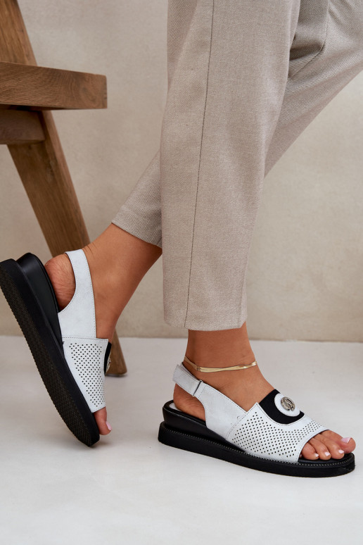 Naistesandaalid  Hõbedat värvi Isnnoria