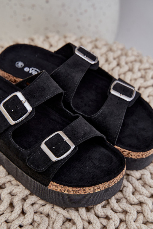 naiste plätud platvormiga neetide ja pandlaga Must Aramia naiste plätud platvormiga neetide ja pandlaga Must Aramia