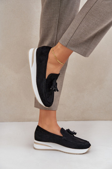 Mokassiinid Na m Koturnie owe Must Challavia