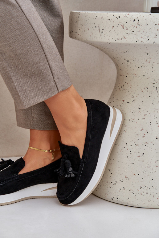 Mokassiinid Na m Koturnie owe Must Challavia Mokassiinid Na m Koturnie owe Must Challavia