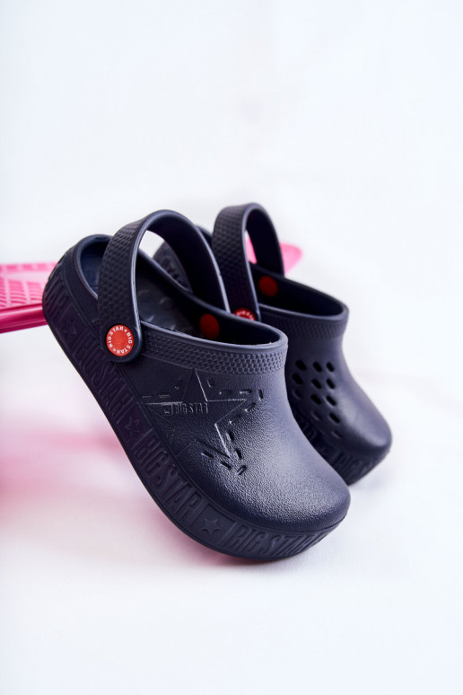 Laste jalanõud Kerged lehvidega  Big Star II375002 tumesinist värvi Laste jalanõud Kerged lehvidega  Big Star II375002 tumesinist värvi