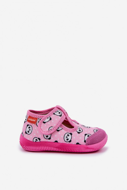Sussid Milami Lastele elastsed kleeplindidega IN Panda Bear roosa Ambette