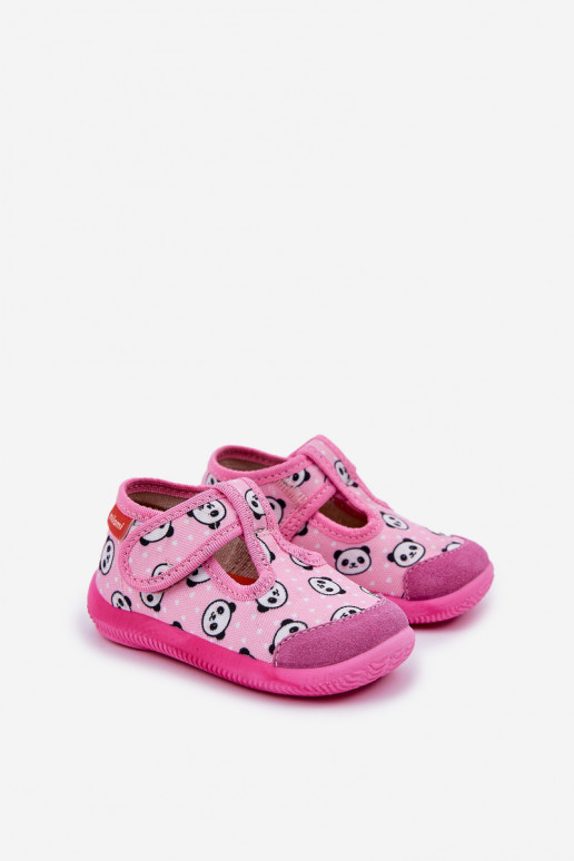Sussid Milami Lastele elastsed kleeplindidega IN Panda Bear roosa Ambette