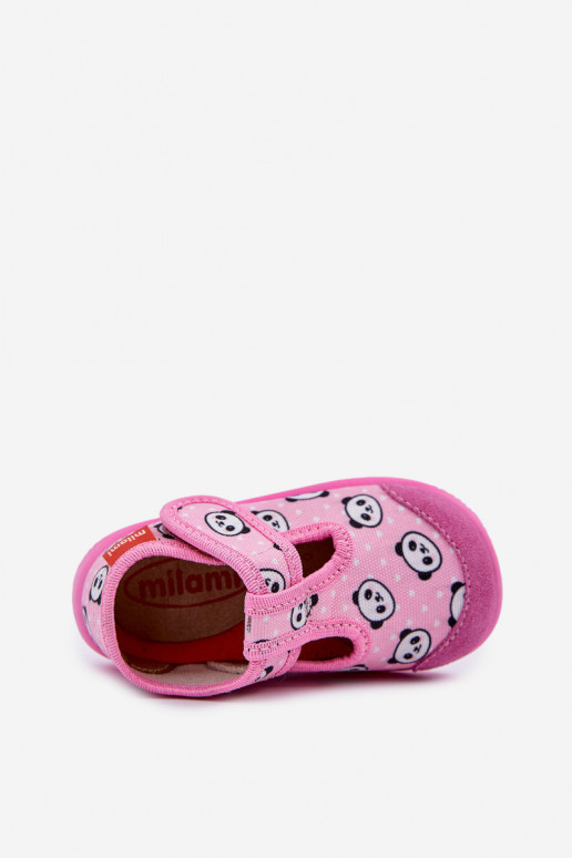 Sussid Milami Lastele elastsed kleeplindidega IN Panda Bear roosa Ambette
