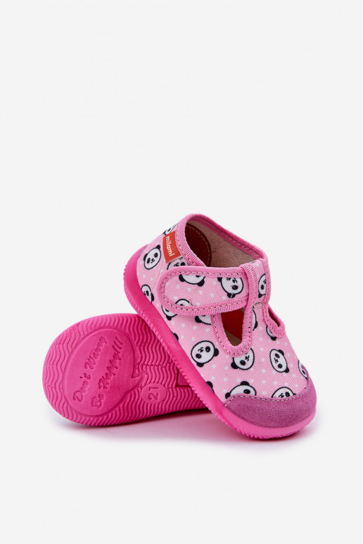 Sussid Milami Lastele elastsed kleeplindidega IN Panda Bear roosa Ambette