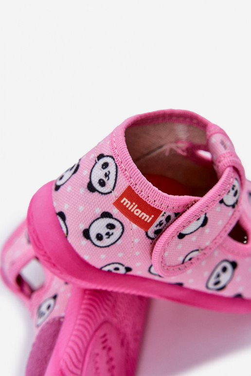 Sussid Milami Lastele elastsed kleeplindidega IN Panda Bear roosa Ambette